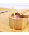 Ahşap Kaşıklı Baharatlık