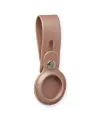 Airtag Askılı Deri Kılıf - Rose Gold