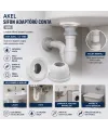Akel Sifon Adaptörü Conta Gri *100x5