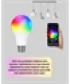 Akıllı 9w Rgbw Led Ampul, Tasaruflu Romantik Işıklı