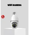 Akıllı Duy Kamera 360 Derece Dönebilir ve PTZ Teknolojili