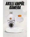 Akıllı Kamera Wifi Kamera Duylu Ampul Görünümlü 360 Derece Dönebilen Ev Kamerası