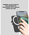 Akıllı Koruma Sistemli Magsafe Araç Tutucu İphone 12/13/14 Uyumlu