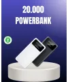 Akıllı Lcd Ekranlı 20.000mah Powerbank Pd + Usb + Type-c