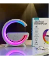 Akıllı Masa Lambası Hoparlör Led Işık & Kablosuz Şarj Alk2289