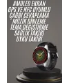 Akıllı Saat 1.5 Inç Amoled Ekran Çift Kordonlu Gps Nfc Uyumlu