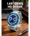 Akıllı Saat 1.62 İnç Ultimate Nabız Sensörlü Sesli Görüşme Yapabilen Yeni Nesil