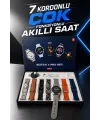 Akıllı Saat 7 Kordonlu Yeni Nesil Arama Cevaplayan Çok Fonksiyonlu
