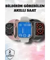Akıllı Saat Adım Sayar, Kalp Atışı İzleme Dokunmatik Bluetooth Bağlantılı