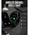 Akıllı Saat Amoled Ekran 3 Kordonlu Nfc Ve Gps Uyumlu