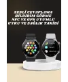 Akıllı Saat Amoled Ekran Bluetooth Bağlantılı Sesli Görüşme Nabız Ölçer