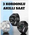 Akıllı Saat Arama Cevaplayan Titreşim Özelliğiyle Bildirim Görebilen