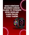Akıllı Saat Arama Görüşme Bildirim Görme Uyku Ve Sağlık Takibi Nabız Ölçer 3 Kordon Hediyeli
