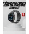 Akıllı Saat Arama Konuşma Gps Ve Nfc Özelliği 3 Kordonlu Amoled Ekran
