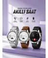 Akıllı Saat Bildirim Görme Sesli Görüşme Çoklu Kordon Gps Takibi