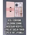 Akıllı Saat Bluetooth Bağlantılı Aksesuar Hediyeli GPS Takibi