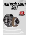 Akıllı Saat Çelik Kordon Çağrı Cevaplama Amoled Ekran Titreşimli Uyku Ve Sağlık Takibi