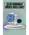 Akıllı Saat Çelik Kordonlu Amoled Ekran Android Ve İos Uyumlu Çağrı Cevaplayabilen