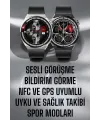 Akıllı Saat Gps Ve Nfc Özelliği Sesli Görüşme Dokunmstik Ekran