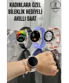 Akıllı Saat Kadınlara Özel Arama Cevaplayan Bluetooth Bağlantılı