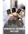 Akıllı Saat Kadınlara Uyku Ve Sağlık Takibi Yapabilen Bileklik Hediyeli