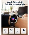 Akıllı Saat Kol Saati Android Ve İos Uyumlu Nabız Ölçer Sesli Asistan
