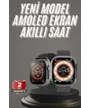 Akıllı Saat Kordon Hediyeli Güçlü Batarya Kapasiteli Titreşimli Bildirim Görme Unisex