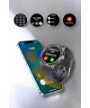 Akıllı Saat Sağlık Ve Fitness Takibi Bluetooth Bağlantılı Dokunmatik Ekran