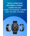 Akıllı Saat Ve Kulaklık Seti Dokunmatik Ekran 5.0 Bluetooth Bağlantılı Sesli Görüşme