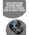 Akıllı Saat Yeni Model Sesli Asistan Bildirim Görme Bluetooth Bağlantılı Müzik Dinleme