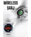 Akıllı Saat Yeni Nesil 2024 Model Metal Kordonlu Bluetooth Bağlantılı