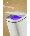 Akıllı Sensörlü Çöp Kovası 20l - Uv Işık Antibakteriyel & Koku Geçirmez Otomatik Mutfak Ofis Banyo Kovası