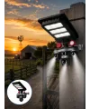Akıllı Solar Güvenlik Kamerası 3 Lens Hareket Takip Özellikli Dış Ortam Kamera