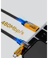 Akıllı Telefon Tablet Laptop Uyumlu 65w Güçlü Veri Kablosu