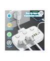 Akım Korumalı 2’li Ayrı Anahtarlı Priz, 2x Priz, 3x Usb, 1x Type-c, 2 Mt Kablo, Hızlı Şarj