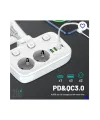 Akım Korumalı 2’li Ayrı Anahtarlı Priz, 2x Priz, 3x Usb, 1x Type-c, 2 Mt Kablo, Hızlı Şarj