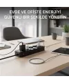 Akım Korumalı 4’lü Priz 2xusb 2xtype-c Çıkış Yüksek Gerilim Koruma Priz Çoğaltıcı