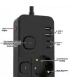 Akım Korumalı 4’lü Priz 2xusb 2xtype-c Çıkış Yüksek Gerilim Koruma Priz Çoğaltıcı