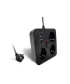 Akım Korumalı Anahtarlı Priz - 3x Priz - 2x Usb - 2x Type-c - 2 Mt Kablo Hızlı Şarj Özellikli Siyah