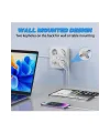 Akım Korumalı Anahtarlı Priz - 3x Priz - 2x Usb - 2x Type-c - 2 Mt Kablo Hızlı Şarj Özellikli Siyah