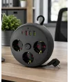 Akım Korumalı Çoklu Priz 3 Priz 3 Usb 1 Type C 2 Metre Kablo Güvenli Şarj