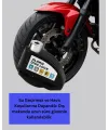 Alarm Sensörlü Disk Kilidi Motosiklet Scooter Bisiklet Güvenlik