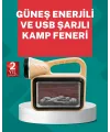Alev Efektli Güneş Enerjili Lamba – Su Geçirmez