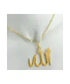Allah Yazılı Uçlu Kolye