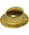 Altın Renk Hologramlı Plastik Yuvarlak Melon 27x24 cm