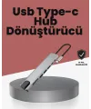 Alüminyum Gövdeli Type‑c Hdmı & Ethernet Adaptör – Tak & Çalıştır