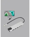 Alüminyum Gövdeli Type‑c Hdmı & Ethernet Adaptör – Tak & Çalıştır
