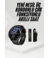 Amoled Ekran Metal Deri Silikon Kordonlu Uyku Ve Sağlık Takibi