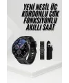 Amoled Ekran Metal Deri Silikon Kordonlu Uyku Ve Sağlık Takibi