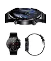 Amoled Ekran Metal Deri Silikon Kordonlu Uyku Ve Sağlık Takibi